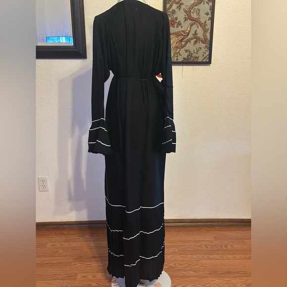 Abaya Kaftan Maxi Dress Size M/L. Length 60 - Picture 3 of 4